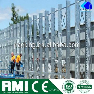 Cantilever industrial galvanizado mergulhado quente do armazenamento exterior